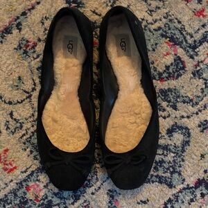 UGG Women's Black Ballet Flats- 11